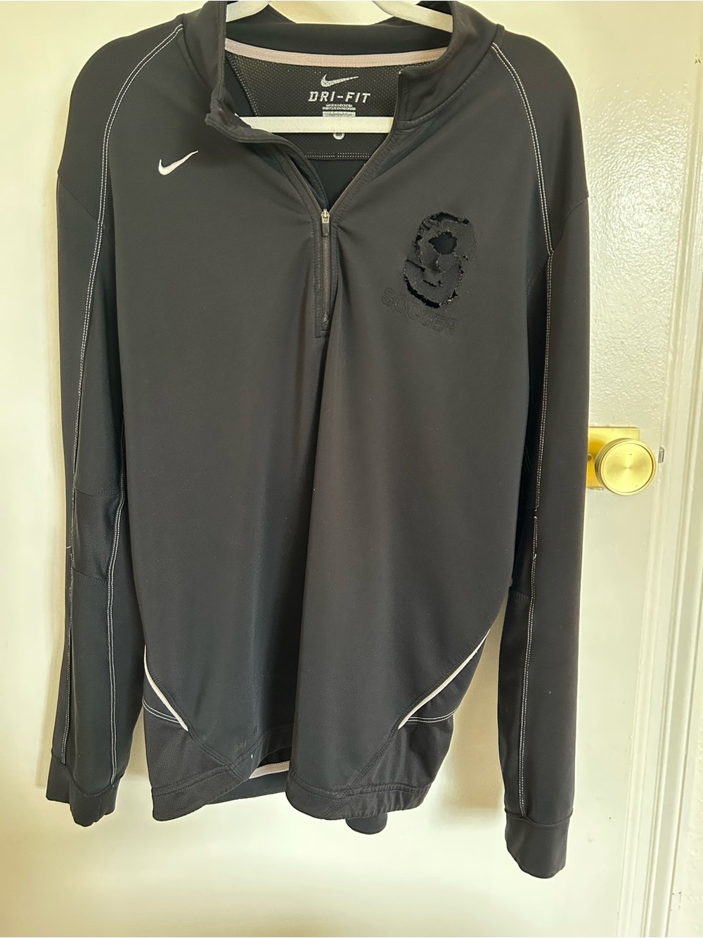Nike Black Dri-FIT Half-Zip Performance Jacket